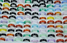 Lotes de joias da moda por atacado de pedras preciosas de ágata natural mistura de cores 100ps, usado comprar usado  Enviando para Brazil