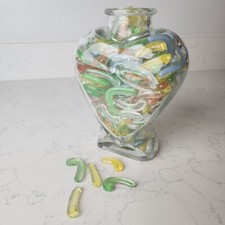 Glass heart shaped for sale  Phoenix