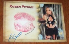 Cartão beijo autografado 2024 Collectors Expo Wrestling Diva Karmen Petrovic comprar usado  Enviando para Brazil