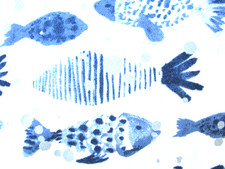 Blue fish zipper for sale  Leland