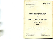 Militaire guide opérateur d'occasion  Genillé