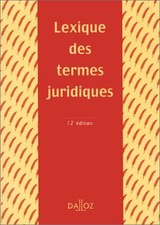 Lexique termes juridiques. d'occasion Lexique termes juridiques. d'occasion  France