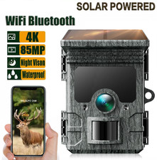 Campark Solarna kamera do dzikich zwierząt WLAN Bluetooth 4K 85MP Noktowizor Kamera myśliwska TC02 DE, używany na sprzedaż  Wysyłka do Poland