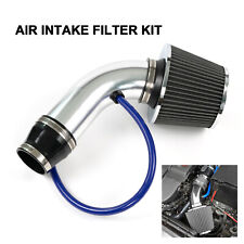 Kits de indução de filtro de entrada de ar frio prata 3" tubo sistema de mangueira de fluxo de energia carros comprar usado  Enviando para Brazil