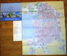 Stadtplan leningrad 1983 gebraucht kaufen  Hohenstein-Ernstthal