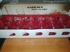 Verres vin cristal d'occasion  Chiché