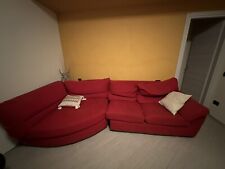 Divano rosso angolare usato  Pistoia