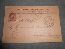 Cartolina postale studio usato  Italia