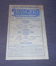 Vintage football programme for sale  UK