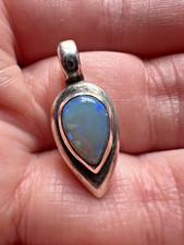 blue opal pendant for sale  LONDON