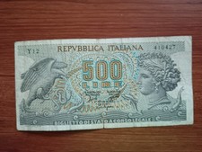 Italia banconota 500 usato  Messina