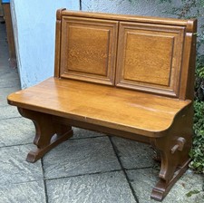 carved bench for sale  MARKET RASEN