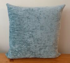 Capa almofada azul ovo de pato travesseiro liso sólido veludo tecido chenille 14-20" zíper comprar usado  Enviando para Brazil