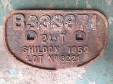 railway plate for sale  NEWARK