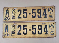 Pair 1926 wisconsin for sale  Andover