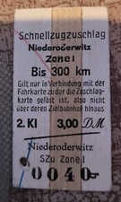 Ticket schnellzugzuschlag nied gebraucht kaufen Ticket schnellzugzuschlag nied gebraucht kaufen  Weißenfels