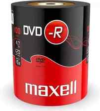 100 maxell dvd for sale  BELVEDERE