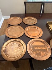 Solid copper chargers for sale  Hollywood
