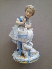 Antique porcelain figurein for sale  LOWESTOFT