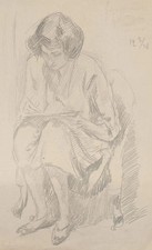 Alfred debergue crayon d'occasion  Paris XVIII