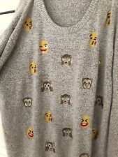 Usado, Camiseta Primark Emoji cinza, nova, tamanho XL comprar usado  Enviando para Brazil