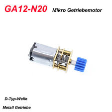 Mikro Getriebemotor DC 3/6/12V Mit Blauem Getriebe Umkehrbar 15-1000RPM GA12-N20 comprar usado  Enviando para Brazil