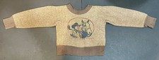 Suéter Vintage 1940’s -50’s Roy Rogers And Trigger Gráfico Infantil Bronzeado comprar usado  Enviando para Brazil