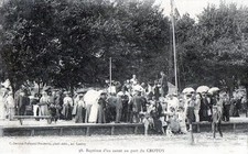 Cpa baptism canoe d'occasion  Expédié en Belgium