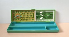 Estojo de lápis escolar raro vintage para canetas e lápis URSS. Alfabeto e ábaco! comprar usado  Enviando para Brazil