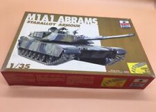 Kit modelo 1:35 ESCI ERTL M1A1 ABRAMS tanque de armadura Staballoy plástico novo na caixa comprar usado  Enviando para Brazil