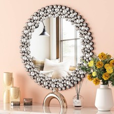 Crystral round mirror for sale  Brentwood