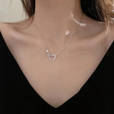 Collana donna cuore usato  Messina