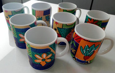 Bunte kaffeetassen kaffeepött gebraucht kaufen  Büdingen