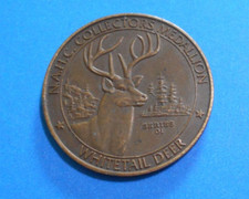 Clube de caça norte-americano token moeda EUA medalhão de veado cauda branca comprar usado  Enviando para Brazil