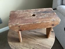 Vintage rustykalny drewniany stołek na sprzedaż  Wysyłka do Poland