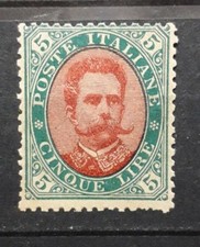1889 regno francobollo usato  Serramazzoni