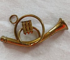 Gold toned bugle for sale  ST. LEONARDS-ON-SEA