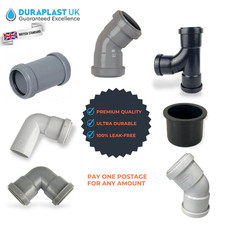 Encaixe de tubulação de resíduos push-fit 32mm e 40mm | Branco Duraplast comprar usado  Enviando para Brazil
