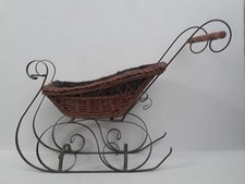Vintage wicker black for sale  Palm Desert
