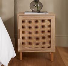 Natural rattan bedside for sale  UK