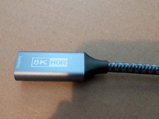 Porta de exibição 8K 1.4 para HDMI 2.1 adaptador 4K@120Hz 8K@60Hz DP unidirecional para HD, usado comprar usado  Enviando para Brazil