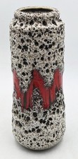 VASO DE CERÂMICA VINTAGE ALEMÃO OCIDENTAL SCHEURICH KERAMIK FAT LAVA LORA c1960's, usado comprar usado  Enviando para Brazil