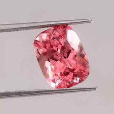 Almofada solta de safira 14x10MM natural impecável Ceilão Padparadscha corte pedra preciosa comprar usado  Enviando para Brazil
