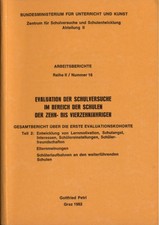 Evaluation schulversuche berei gebraucht kaufen  Dinkelscherben