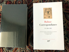Pléiade balzac correspondance d'occasion  La Rochelle