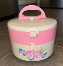 Brinquedo design do Reino Unido bolsa de maquiagem infantil estojo de transporte acessórios espelho plástico dobrável comprar usado  Enviando para Brazil