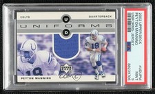 2002 Upper Deck UD Uniforms Peyton Manning #UDU-PM PSA 9 Perfeito Tribunal comprar usado  Enviando para Brazil