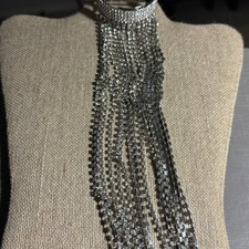 Horquilla colgante de estrás de cristal horquilla borlas joyería cola de caballo soporte segunda mano  Embacar hacia Mexico
