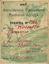 Tessera ivrea associazione usato  Padova