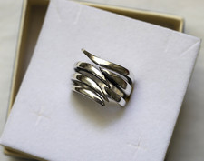 Anello fascia argento usato  Napoli